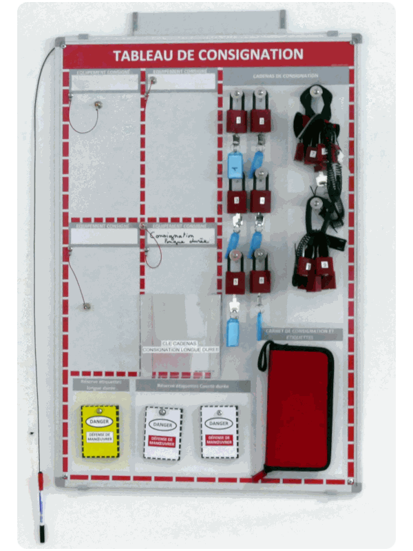 Tableau de consignation sur-mesure