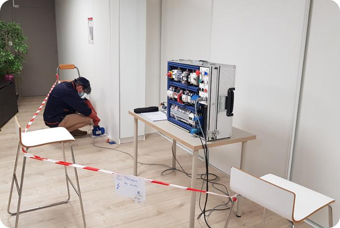 Maquette pédagogique Habilitation Electrique CAPIOTEC