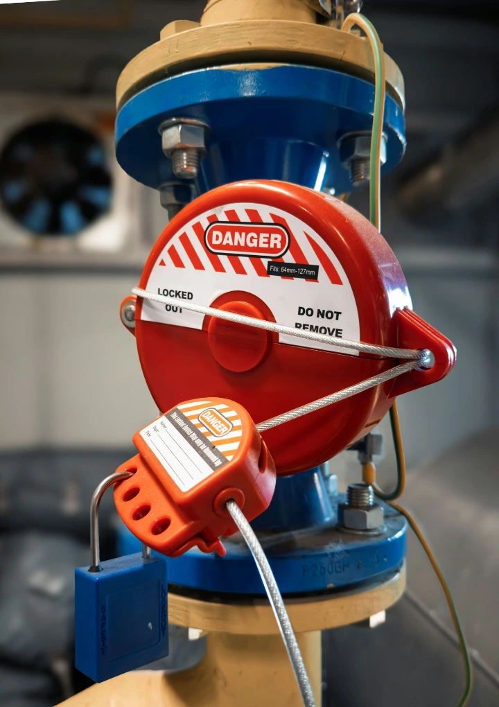 Dispositif de consignation LOTO pour valve 