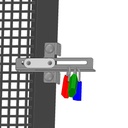 LOQUET DE VERROUILLAGE DE PORTE Mode 2