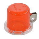 Dispositif de condamnation de bouton ou d'arrêt d'urgence (rouge, diam 22mm)