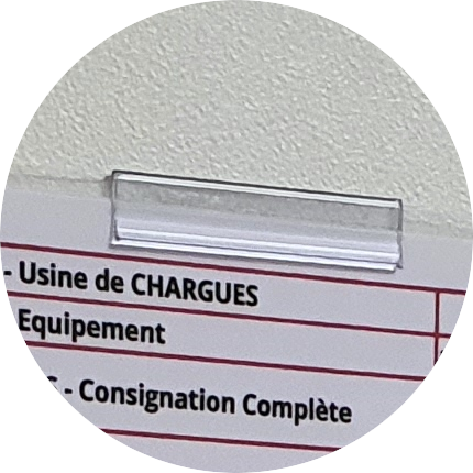 CAPIOCLIP AUTOCOLLANT TRANSPARENT (BOITE de 100)