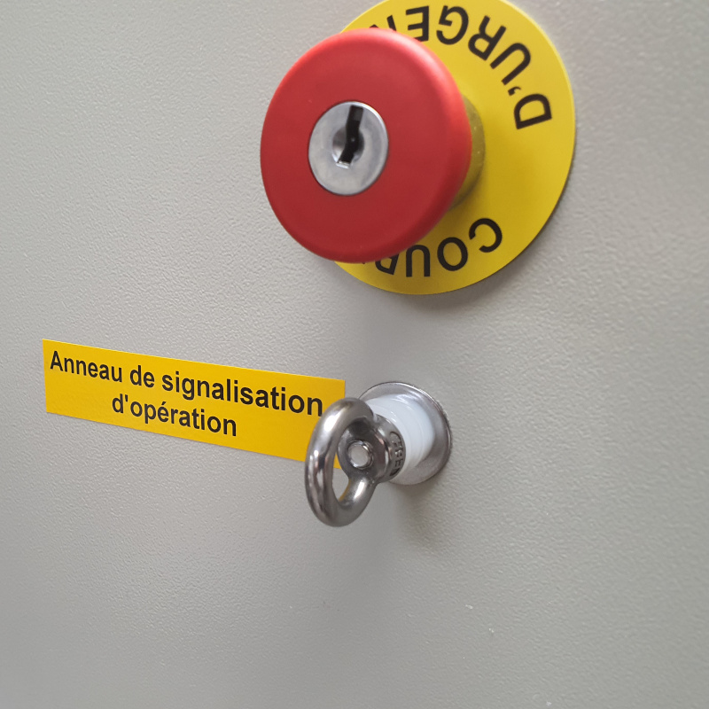 Anneau de signalisation XLOCK avec cadenas