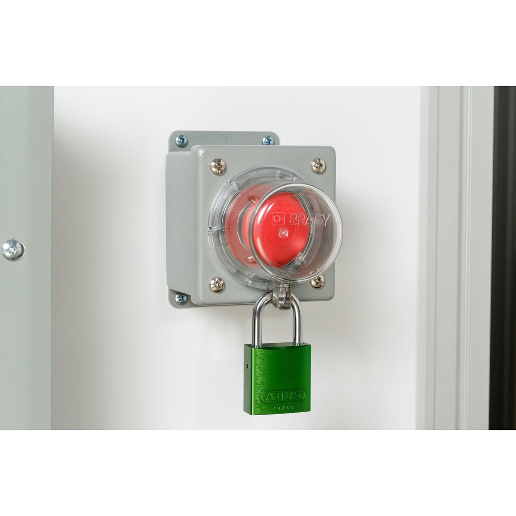SYSTEME DE CONDAMNATION POUR BOUTON POUSSOIR ET ARRET URGENCE - SITUATION 3