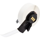 ETIQUETTES IDENTIFICATION GENERALE - BANDE CONTINUE VINYLE HAUTE PERFORMANCE B-595 - M6C-375-595-WT - 9,55MM BLANC