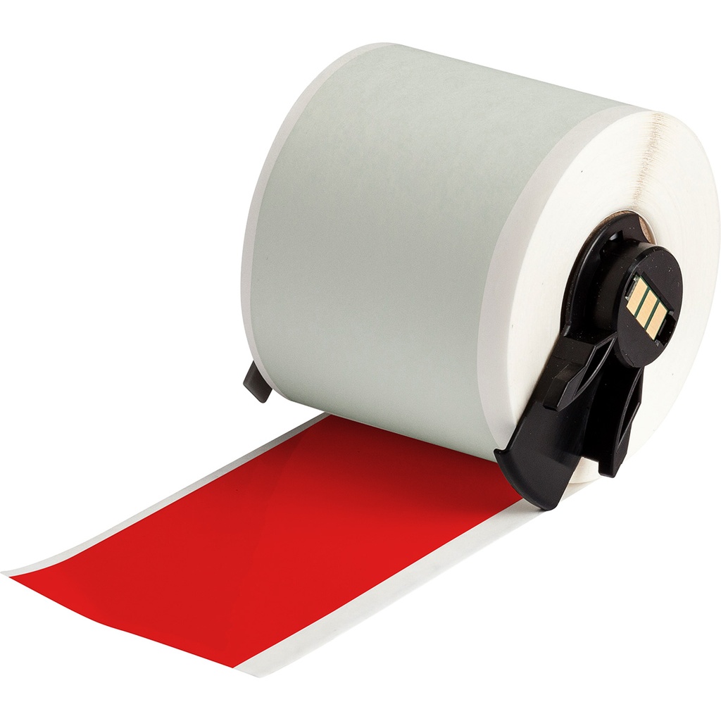 ETIQUETTES IDENTIFICATION GENERALE - BANDE CONTINUE VINYLE HAUTE PERFORMANCE B-595 - M6C-2000-595-RD - 51MM ROUGE