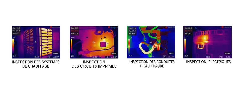 CAMERA THERMIQUE DE POCHE WIFI SEFRAM 9833 - APPLICATIONS