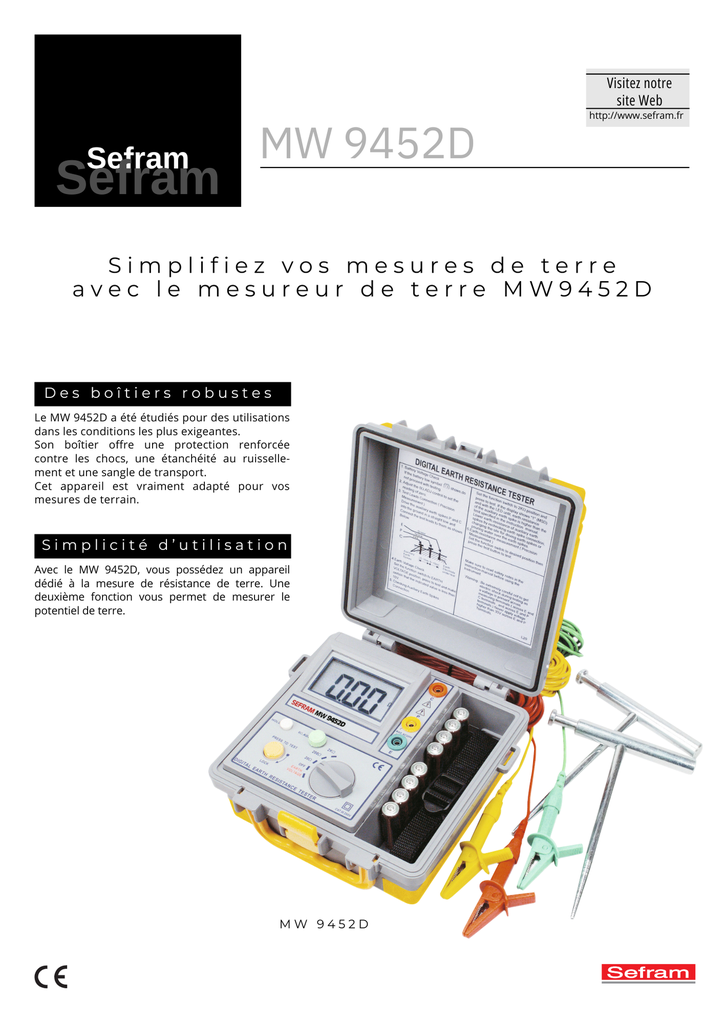 MESUREUR DE TERRE NUMERIQUE