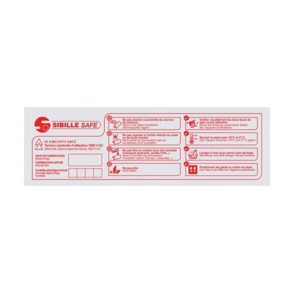 Tapis isolant Classe 0 (1000V)