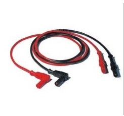 JEU DE CORDONS FICHE BANANE DROITE / FICHE BANANE COUDEE 1M