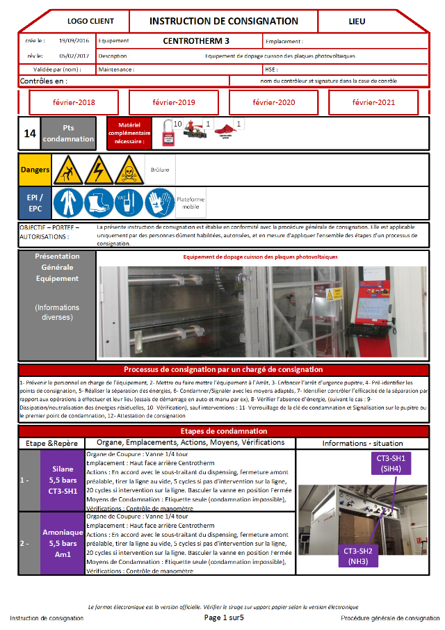 [C0050] ASSISTANT INSTRUCTIONS DE CONSIGNATION