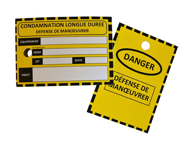 [C0023LD] CARNET D'ETIQUETTES DE CONSIGNATION CARTONNEE (Plastique Longue durée)