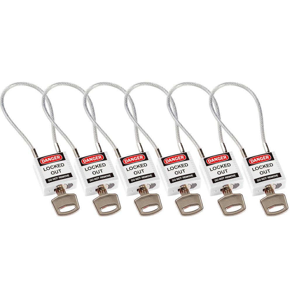 CADENAS CONSIGNATION COMPACT A CABLE - KA - LOT DE 6