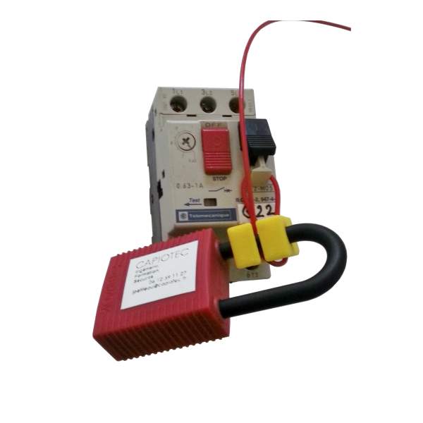[C0011-PA] CIRCUIT BREAKER LOCK AND FUSES HOLDER (4,7 mm, Metal)