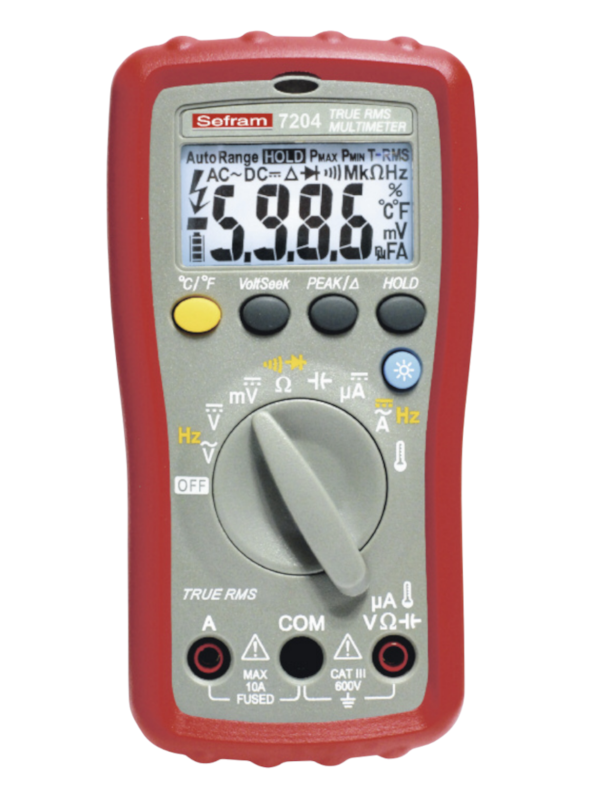 MULTIMETRE NUMERIQUE TRMS AC - SEFRAM 7204
