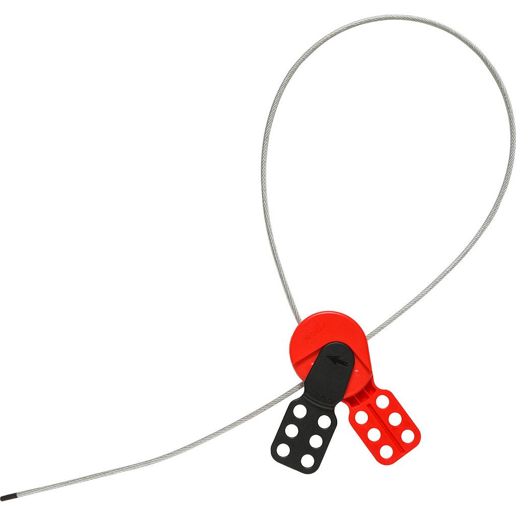 [BRD145554] DISPOSITIF UNIVERSEL DE CONDAMNATION PAR CABLE - SAFELEX (0.9 m, Acier revêtu de vynile)