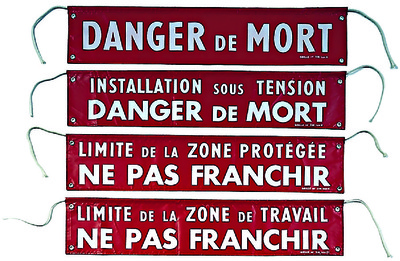 BANDEROLE DE SIGNALISATION TISSU