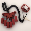 ULOCK SAFETY LOCK 6 PADLOCKS