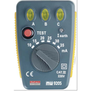 TESTEUR SIMPLE DE DISJONCTEUR 30MA ET TEST DE CÂBLAGE DES PRISES