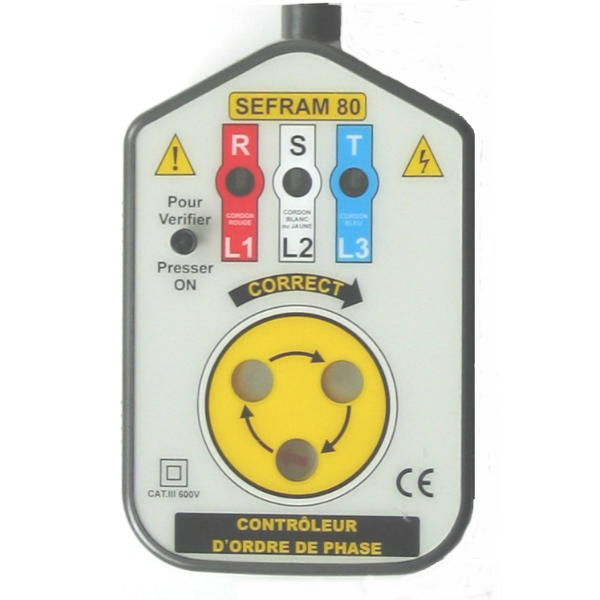 CONTRÔLEUR D'ORDRE DE PHASE (PLAQUE TOURNANTE)