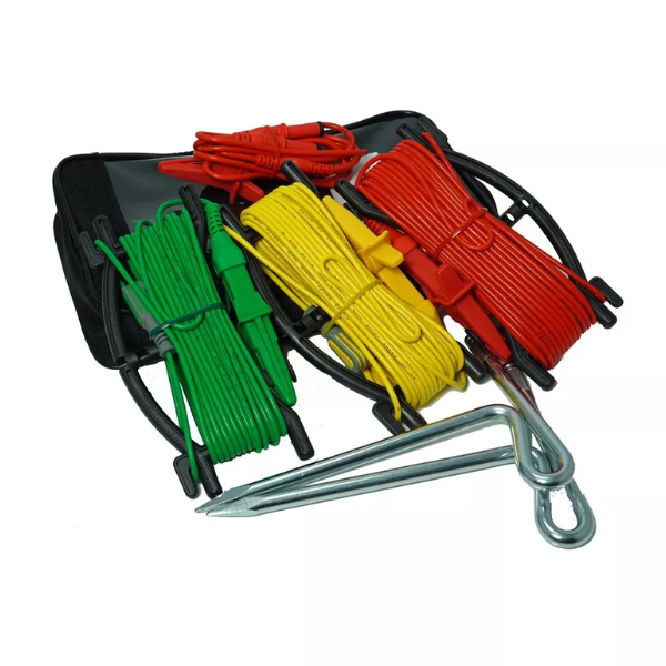 KIT DE 2 PIQUETS ET CÂBLES