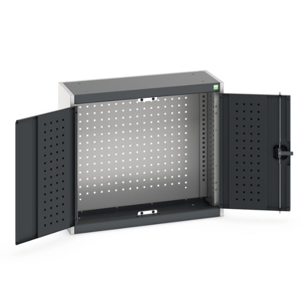 [BOT40031060.19V] WALL BOX PERFO BOTTOM 800 x 325 x 700 (Anthracite gray - RAL 7016)