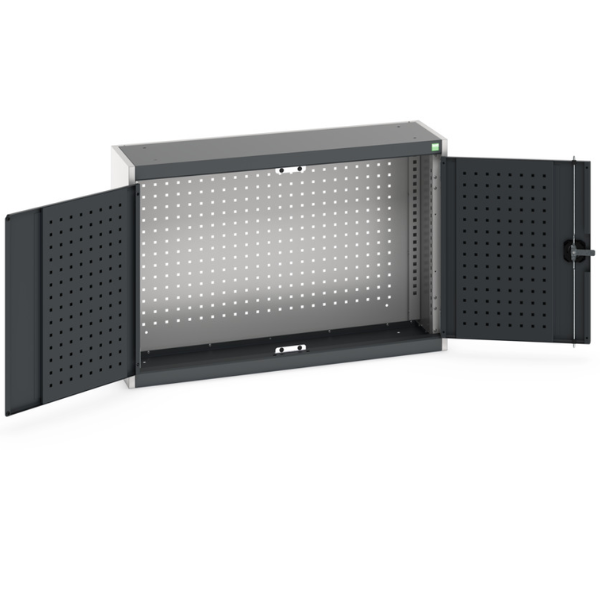 [BOT40031053.19V] WALL BOX PERFO BOTTOM 1050 x 325 x 700 (Anthracite gray - RAL 7016)