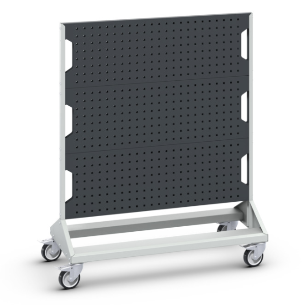 [BOT16917160.19V] PERFO MOBILE RACK H 1250 MM DOUBLE SIDED (Anthracite gray - RAL 7016)