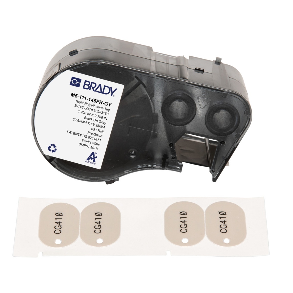 CARTOUCHE ETIQUETTES NON ADHESIVES OVALES - ETIQUETEUSE M5