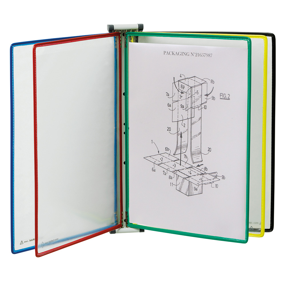 PORTE DOCUMENTS ACCROCHE MAGNETIQUE - POCHETTES A4 SUR PIVOT