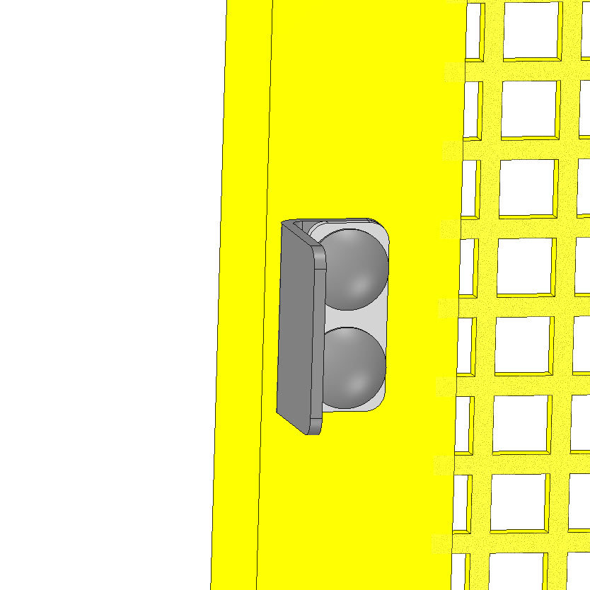 [C0073-BUT] BLOQUE PORTE UNIVERSEL - BUTEE POUR PORTE COULISSANTE