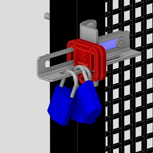 [C0073-SBU] LOQUET VERROU BLOQUE PORTE UNIVERSEL ULOCK (Sans)