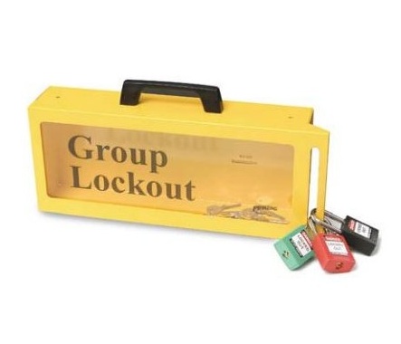 [BRD046134] BOITE CONDAMNATION GROUPE METALLIQUE MOBILE