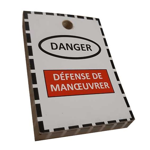 CARDBOARD LOTO TAG BOOK