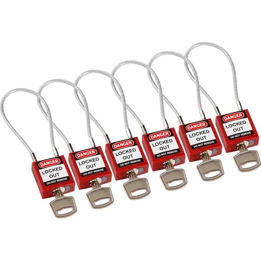 CADENAS CONSIGNATION COMPACT A CABLE - KA - LOT DE 6