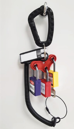 POIGNEE RLOCK 3 CADENAS - PORTE CADENAS RIGIDE