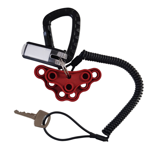 [C0037-R9A (avec cadenas) C0037-R9S (sans cadenas)] RLOCK SAFETY LOCK 9 PADLOCKS – RIGID PADLOCKS HOLDER