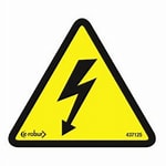 [SFES81T10200] AFFICHE PLASTIQUE TRIANGLE "DANGER ELECTRIQUE"