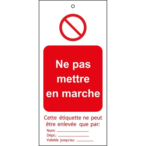 ETIQUETTES DE CONDAMNATION