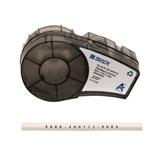 CARTOUCHE MANCHON THERMORETRACTABLE DE REPERAGE DE FILS POUR ETIQUETEUSES M2