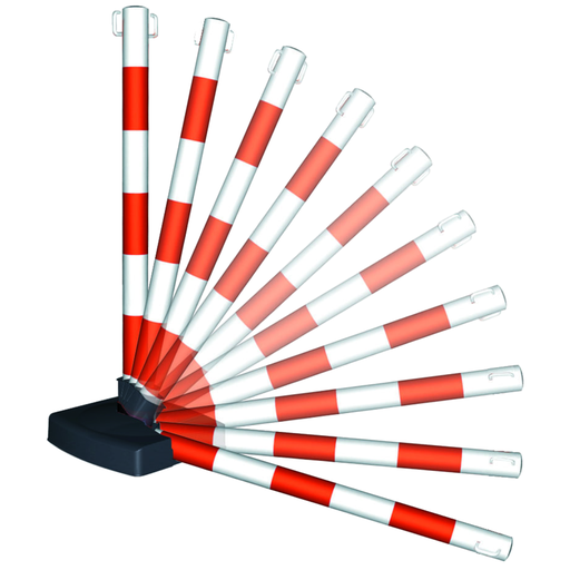 [SFES115SPPR] POTEAU SUPPORT CHAINE DE SIGNALISATION INCLINABLE