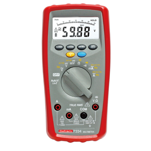[SFMSEFRAM7334] MULTIMETRE NUMERIQUE 6000 POINTS TRMS AC+DC