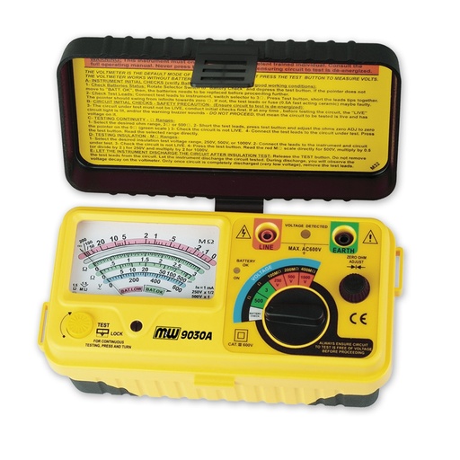[SFMMW9030A] MESUREUR D'ISOLEMENT ANALOGIQUE 250V