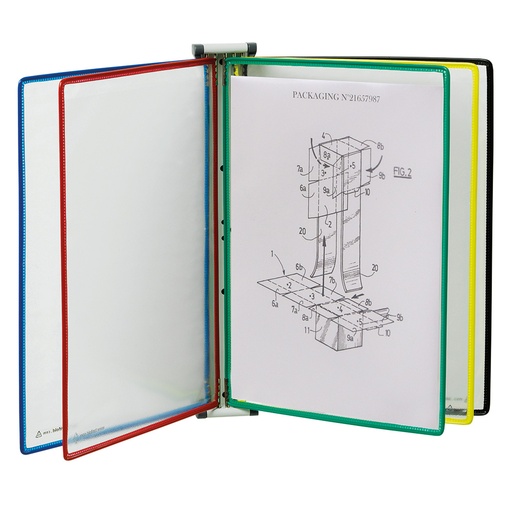 [TFO414609] PORTE DOCUMENTS ACCROCHE MAGNETIQUE - POCHETTES A4 SUR PIVOT