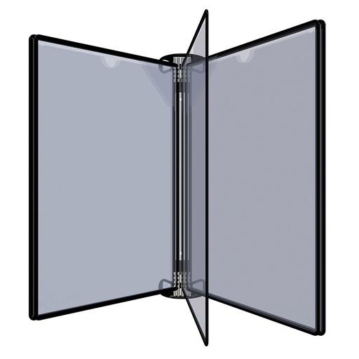 [TFO920303] PORTE DOCUMENTS ACCROCHE MAGNETIQUE - POCHETTES A4 SUR PIVOT MAGNETIQUE
